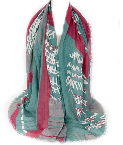 Soft Scarf with fringed edge all ...